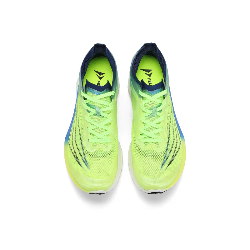 FEIJIAN Casual Running Shoes Unisex Neon Green Blue-2