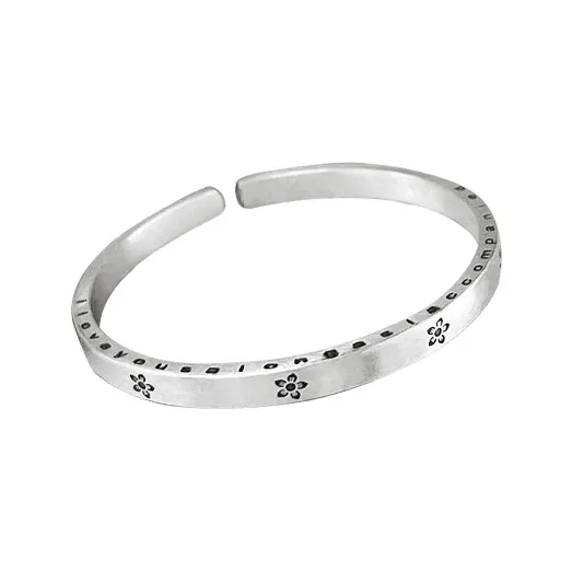 CUTE DAME S999 Sterling Silver Bracelets Women's Silver-0