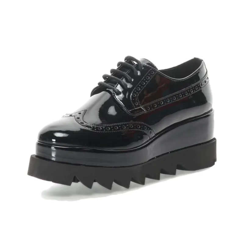 CULT GAIA Platform Loafers Women's Black-2