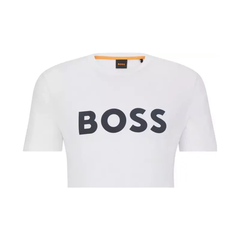 Boss HUGO BOSS Logo Printed Crewneck T Shirt-3