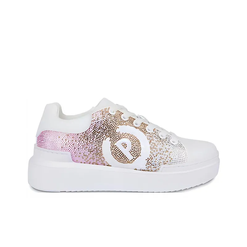 Pollini Carrie Skateboard Shoes Women's White-1
