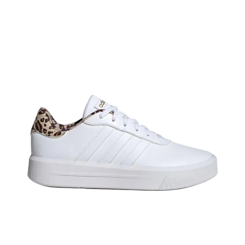 Adidas GRAND COURT PLATFORM Anti Slip Wear Resistant Low Top Skateboard Shoes Women's White-1