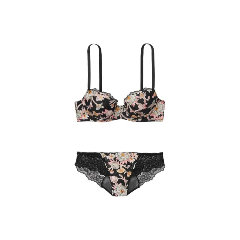 Victoria's Secret Underwear Set Women's Black-0