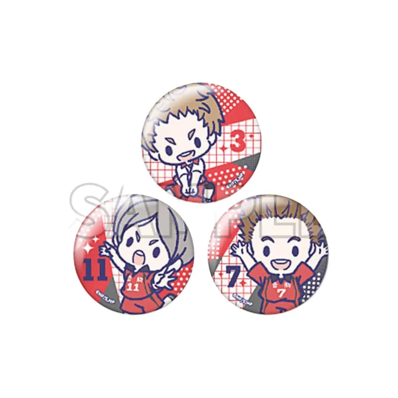 GuGuGuGu Haikyuu!! Blind Luck Horse Bean Eyes Badges-2