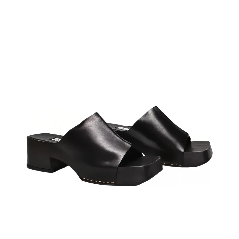MIISTA Slide Slippers Women's Black-2