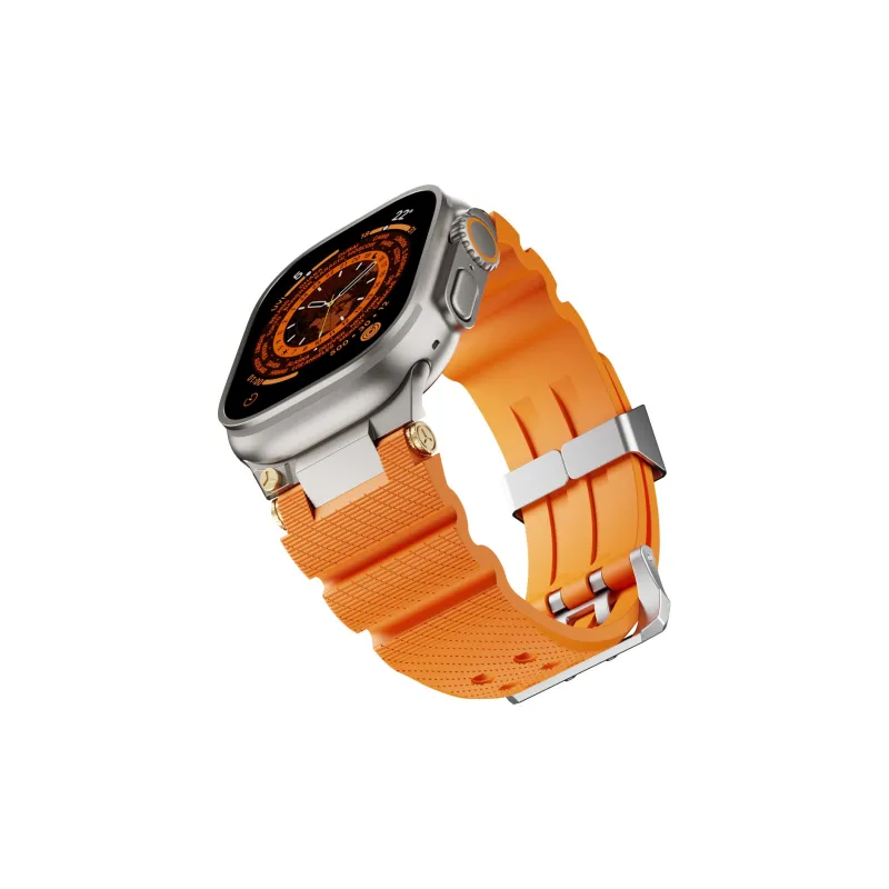 MSSM Apple Compatibility Watch Band Silicone Material-7