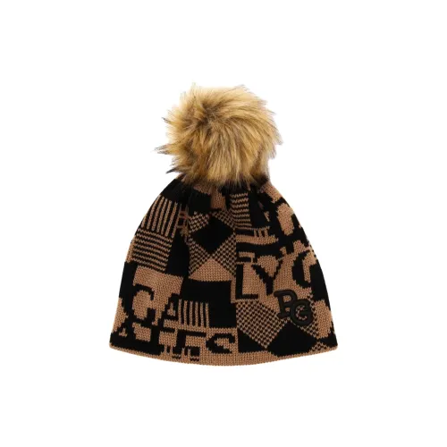 PEARLY GATES Logo intarsia Pompom Beanie