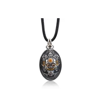 Three Blessings Of Happiness 925 Sterling Silver Necklaces Unisex
