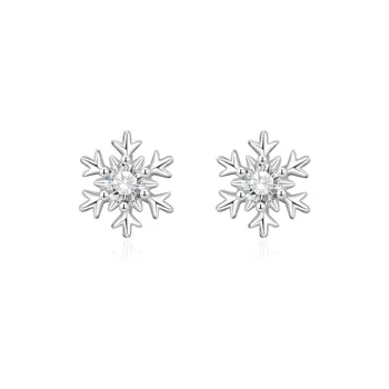 KING TAI SANG 999 Fine Silver Stud Earrings Women's
