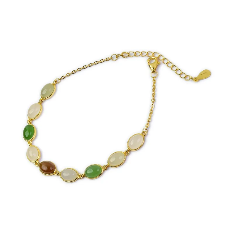Tokai Family Hetian Jade Bracelets White Jade Women's-0