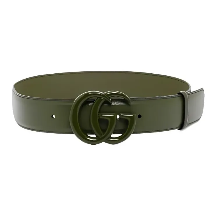 GUCCI - Leather Belts Women's Green --0