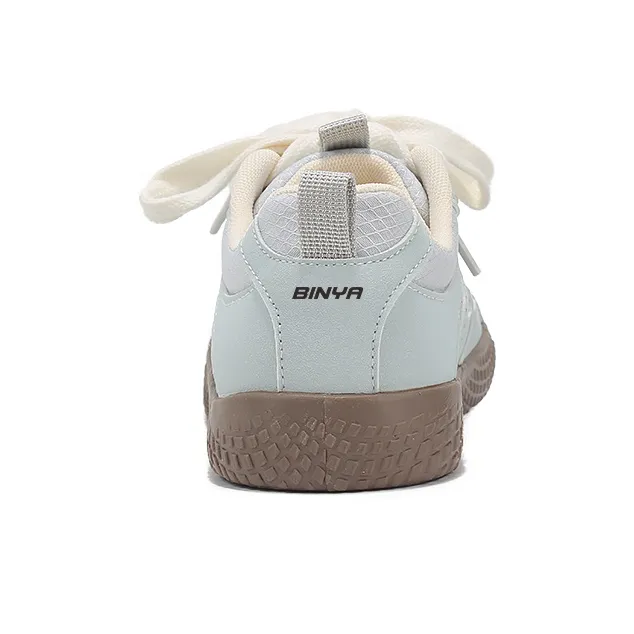 Binya Wear resistant And Lightweight Low Top Skateboard Shoes Women's Blue-4