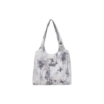 GOBLIN SHARKS 1759 Corduroy Shoulder Bag Medium Size Women's Gray Blue/Khaki/Green Yellow/Pink