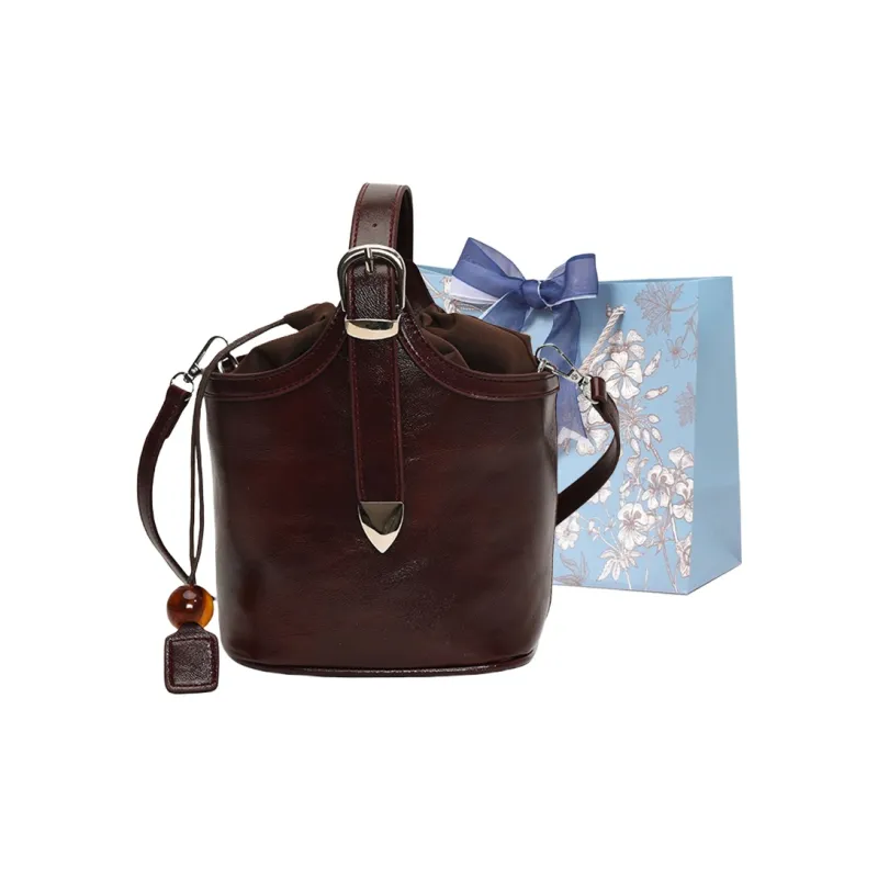REDOO PU Handbag Regular Women's Brown/Coffee/Black/Burgundy-12