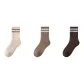 Coffee+Dark Khaki+Light Khaki[7A Antibacterial Wool Socks]