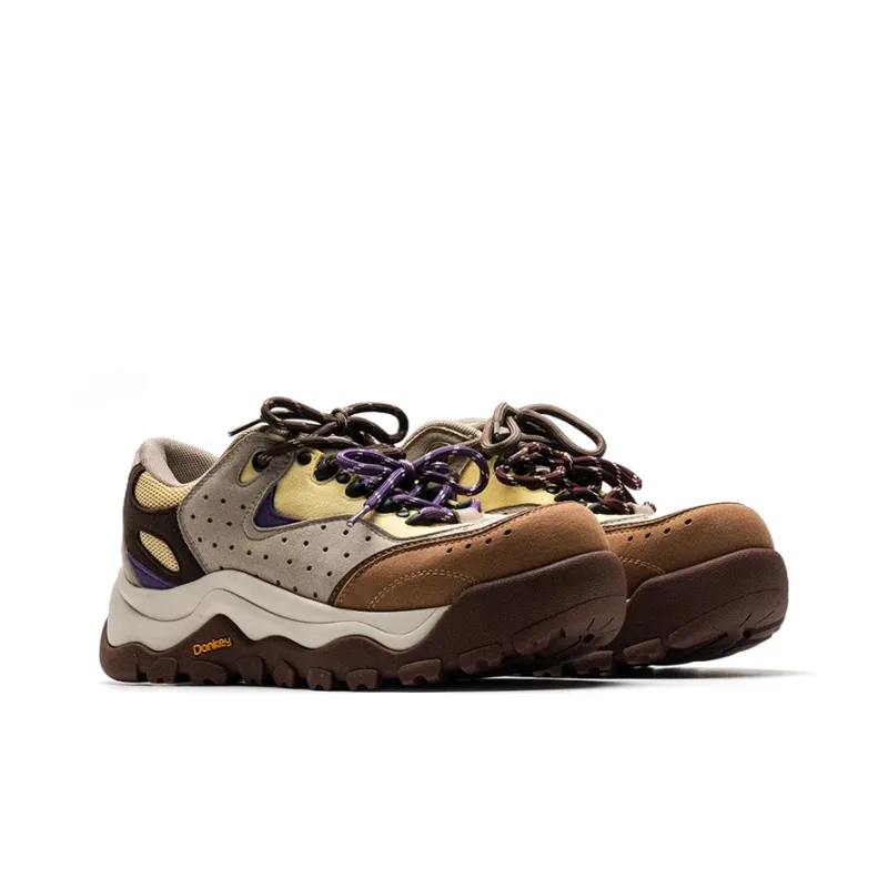 Mule Donkey Height Increasing Slip Resistant Low Top Casual Shoes Unisex Khaki-2