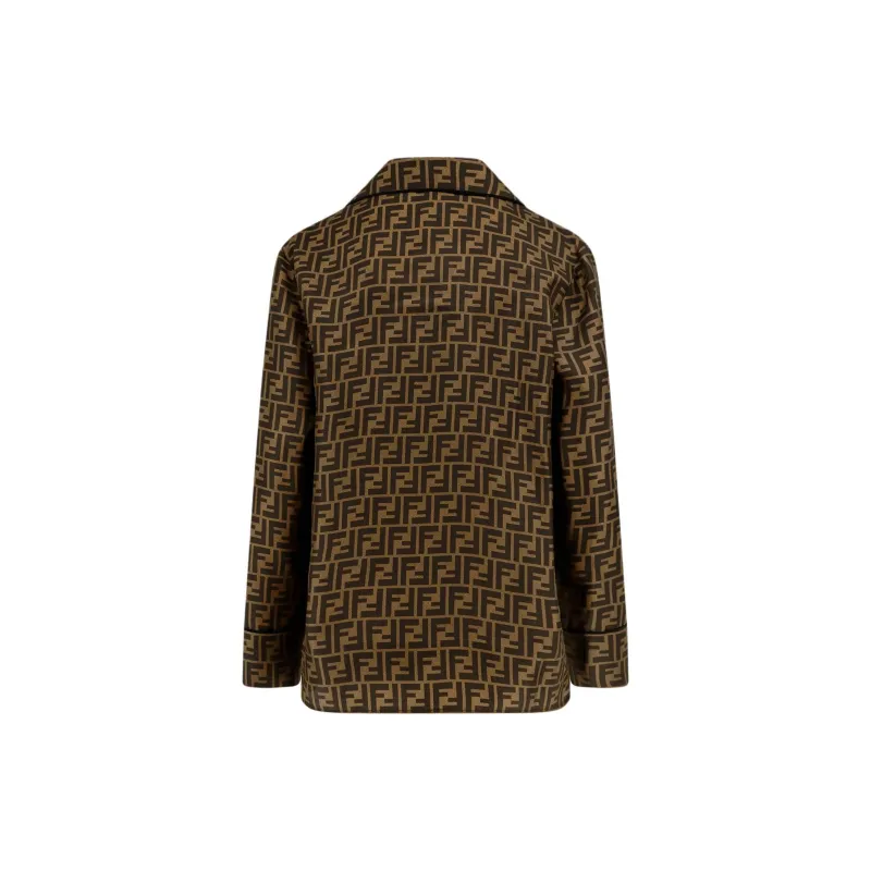 FENDI Shirts Women's Brown-1