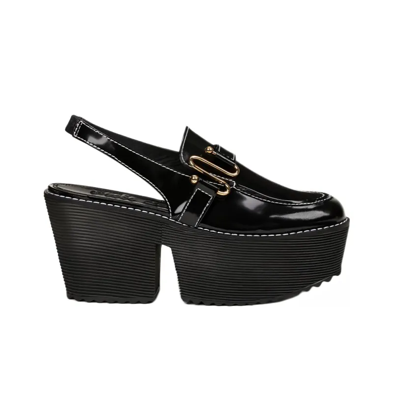 CULT GAIA Yessie Casual Single Shoes 7.5cm Women's Black-1