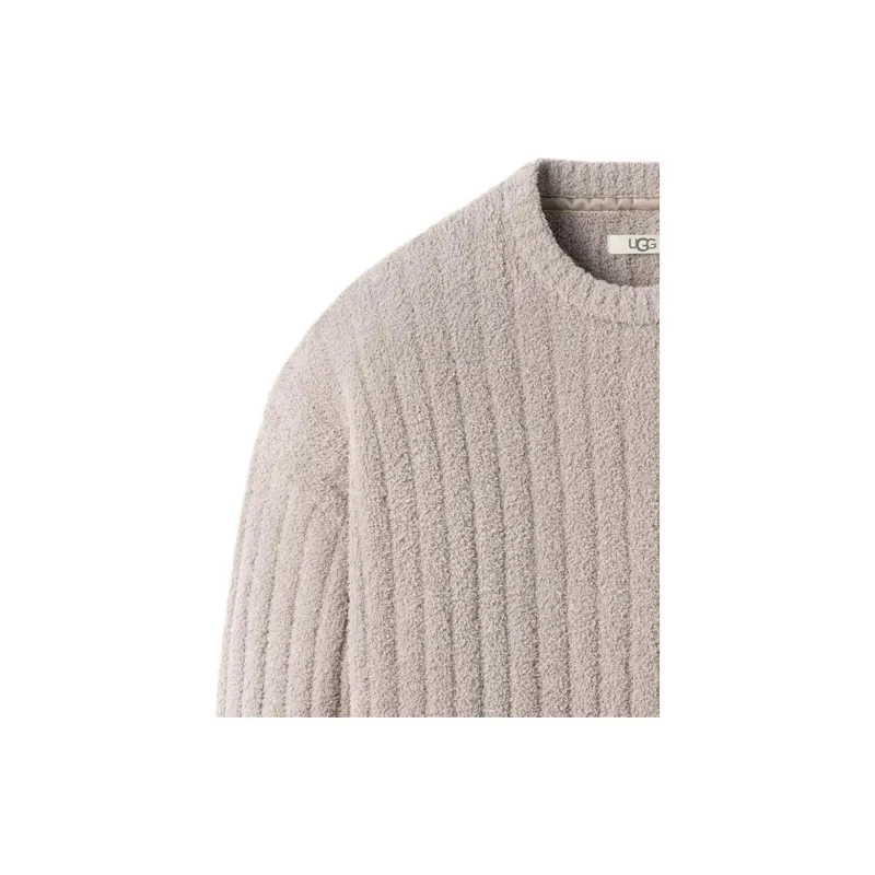 UGG FW24 Riz Rib Top Knitwear Women's Granite Color-3