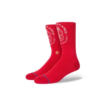 Stance Mid Calf Socks Unisex 1 Pack Red