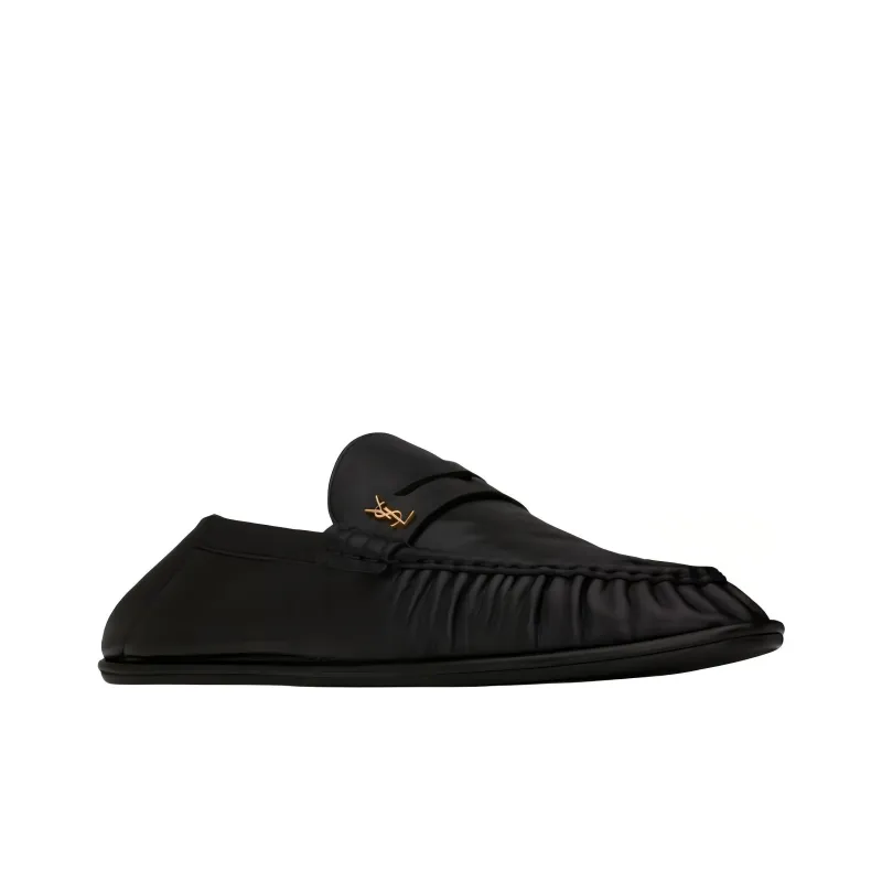 SAINT LAURENT Le Loafer Penny Slippers-2