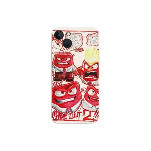 Cuttlefish Grid TPU Material Angry Birds Abstract Baby Creative Phone Case Compatible With Apple 16/15/14/13/12/11
