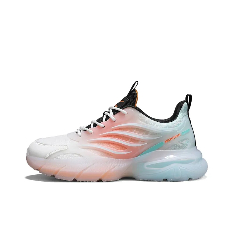 Warrior Cushioned Height Increase Wear Resistant Breathable Low Top Chunky Sneakers Men's-14