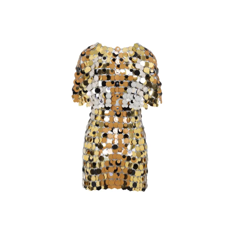 Rabanne Chainmail embellished Mini Dress-1