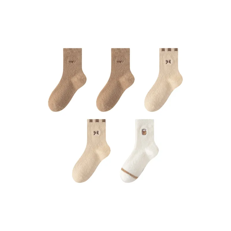 MIIOW Trend Party Series Mid Calf Socks Women's 5 Pack-6