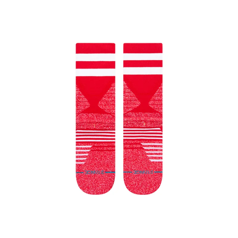 Stance Mid Calf Socks Unisex 1 Pack Red-7
