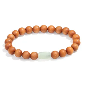 PUTUOSHANWENCHUANG Barbie Sandalwood Bracelets Unisex
