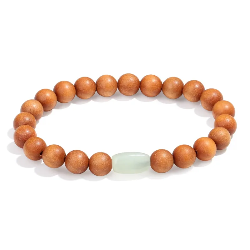 PUTUOSHANWENCHUANG Barbie Sandalwood Bracelets Unisex-0