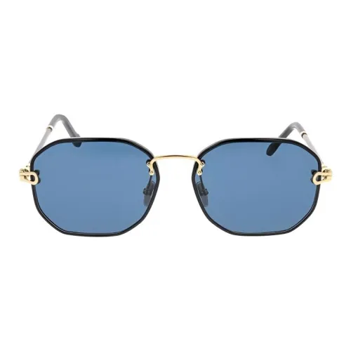 FRED Irregular Shape Sunglasses Men's Black
