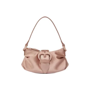 PINKO Jolene Polyester Handbag Shoulder Bag Women's Nude