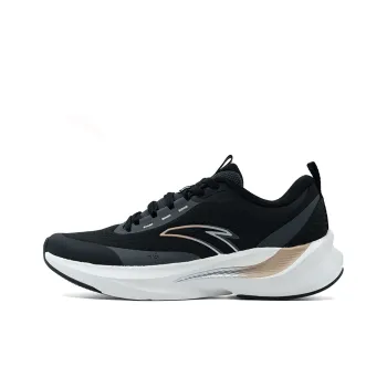 Anta Suburban Anti Slip Wear Resistant Low Top Casual Running Shoes Women's Black