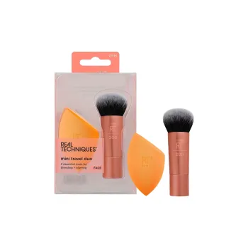 Real Techniques Skin-Friendly Foundation Brush Makeup Sponge Make-up Tools Portable Easy To Use