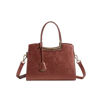 H YXIANG Microfiber Synthetic Leather Crossbody Bags Handbags Women's Red Brown
