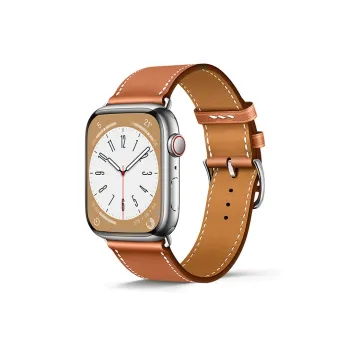 TZXZ Apple Compatibility Watch Band 80 120mm Cowhide Leather Material