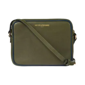 INES DE LA FRESSANGE Calfskin Camera Bag, Shoulder Bag Women's Green