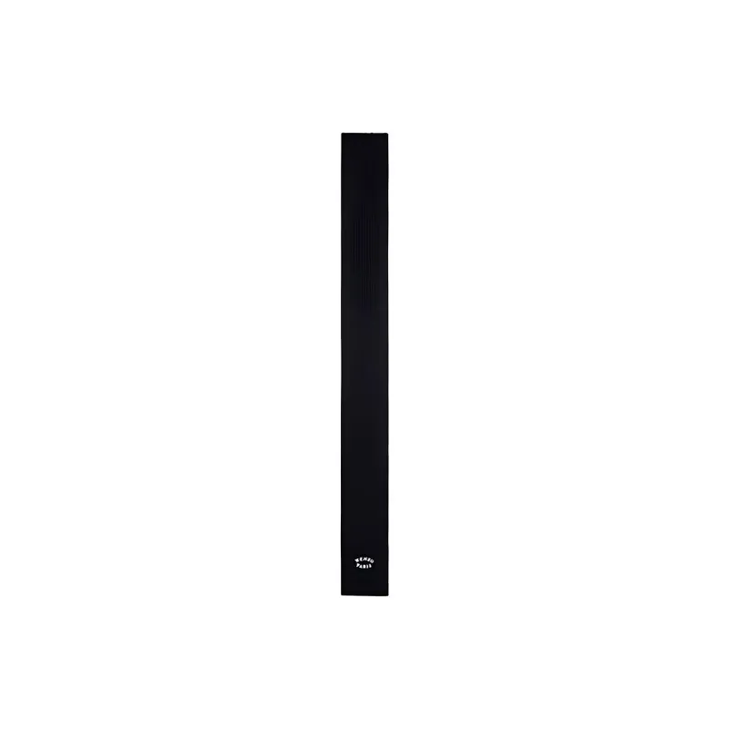 KENZO Wool Knit Scarves Unisex Black-0
