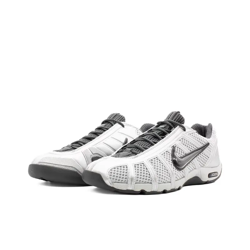 Nike Anti Slip Wear Resistant Low Top Training Shoes Men's White Gray-2