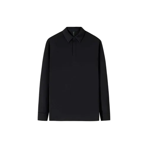 Anta Champion All Weather Series Polo Shirt Men's Basic Black
