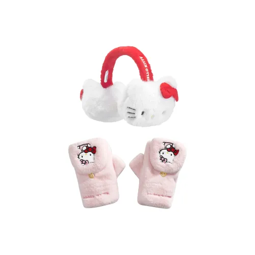 Hello Kitty Polyester Knit Gloves Unisex