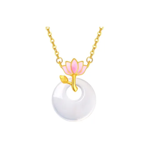 Gold Of China Chalcedony Necklaces Unisex