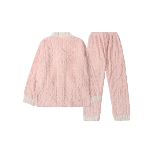 Lan Miao Pajama Set Women's Cherry Blossom Pink