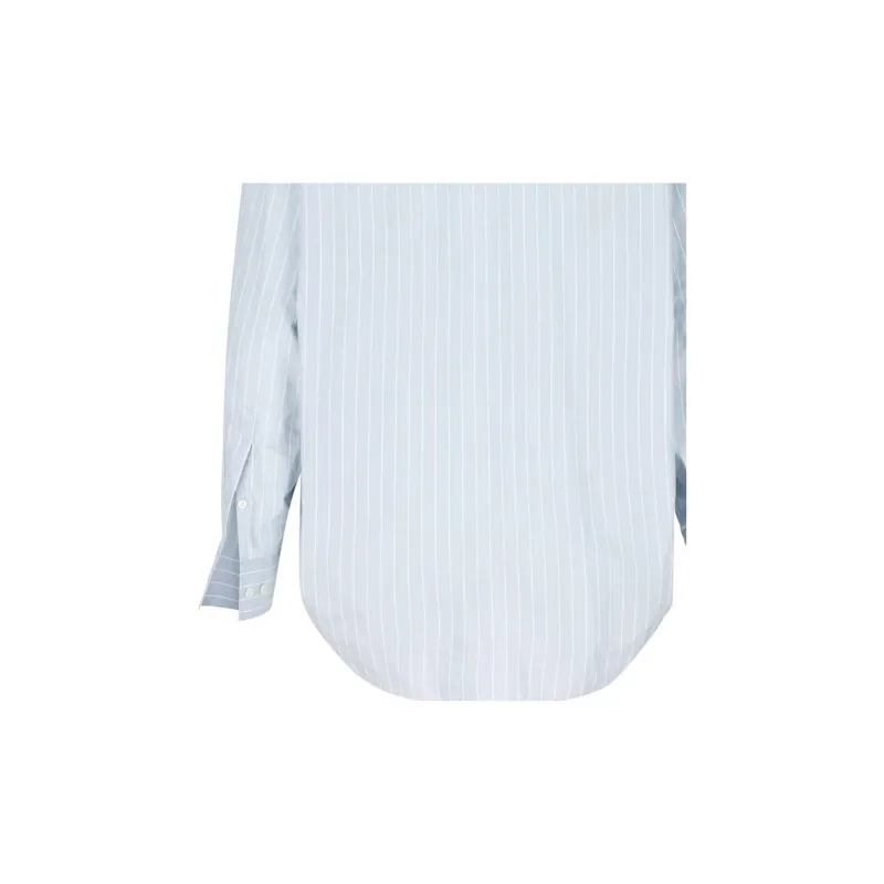 Balenciaga Striped Long-Sleeved Shirt-4