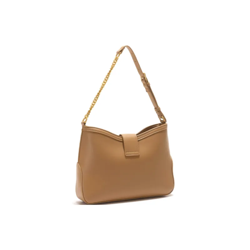 OCTSUI PVC Shoulder Bag Shoulder Bag Women's Ecru/Milk Tea Beige/Black/Denim/Brown White-4
