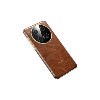 IMCHEN Genuine Leather Material Top Grain Cow Leather Phone Cases Compatible With Huawei Mate70Pro/Mate70Pro+