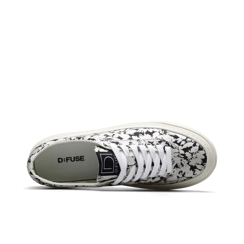 D FUSE SCANDINAVIA Slip Resistant, Abrasion Resistant, Lightweight Low Top Canvas Shoes Men's White-3