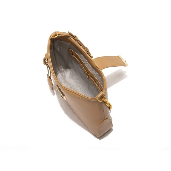 OCTSUI PVC Shoulder Bag Shoulder Bag Women's Ecru/Milk Tea Beige/Black/Denim/Brown White-7